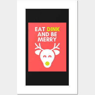 Funny Pickleball Christmas Design Posters and Art